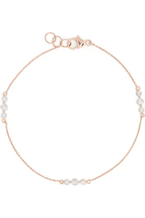Dana Rebecca Designs Pulsera Ava Bea Trio en oro rosa de 14kt con diamante
