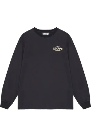 Ganni Sudadera con logo estampado