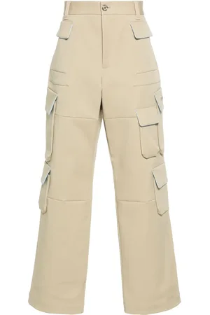 VERSACE Pants cargo con logo bordado