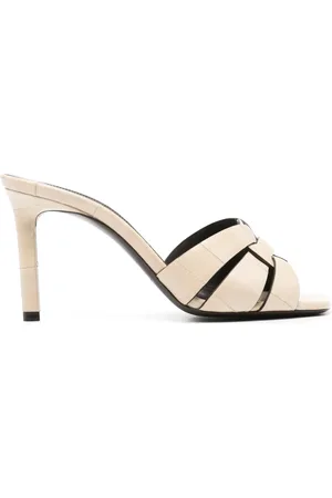 Saint Laurent Mules Tribute con tacón de 85mm