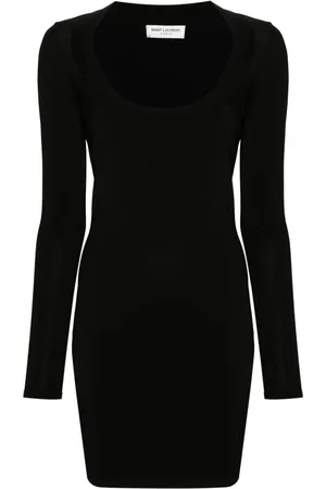 Saint Laurent Vestido corto Décolleté