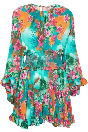 Roberto Cavalli Vestido corto con estampado