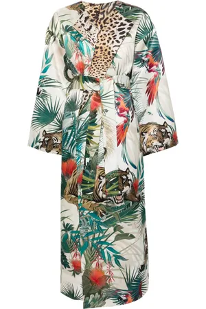 Roberto Cavalli Abrigo con estampado Jungle