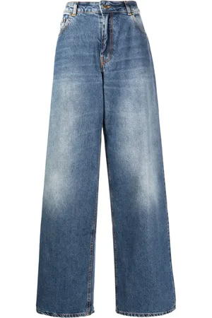 Roberto Cavalli Jeans anchos con tiro alto