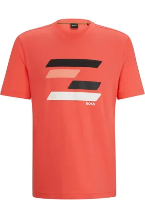 HUGO BOSS Playera con estampado texturizado
