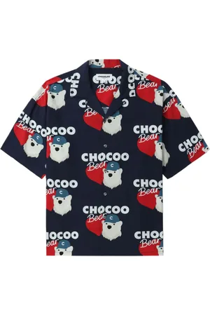Chocoolate Camisa con oso estampado