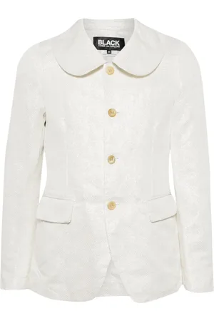 Comme des Garçons Blazer con motivo pied de poule y botones