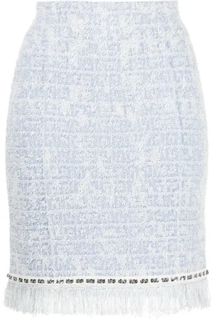 Givenchy Falda de tweed con motivo 4G en jacquard