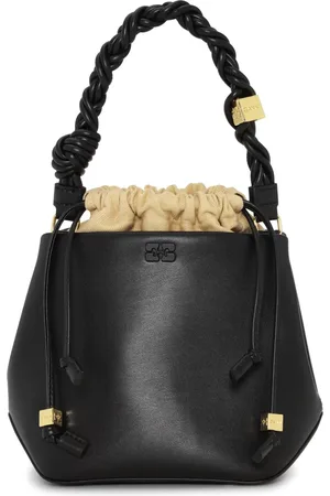 Ganni Bolsa bucket con asa trenzada