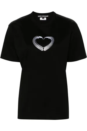 JUNYA WATANABE Playera con estampado gráfico de corazón