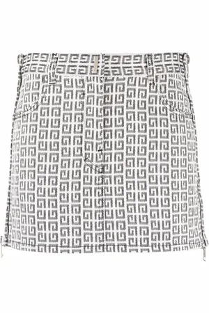 Givenchy Falda corta con motivo del monograma