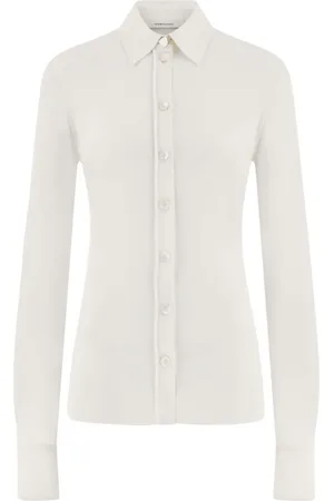Salvatore Ferragamo Camisa de jersey con cuello