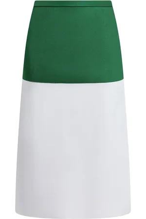 Salvatore Ferragamo Falda a capas con diseño color block