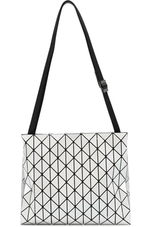 Issey Miyake Bolsa crossbody con motivo geométrico