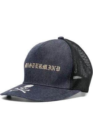 MASTERMIND JAPAN Gorra de mezclilla con logo bordado