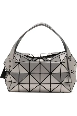 Issey Miyake Bolsa de hombro con motivo geométrico