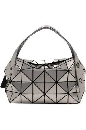 Issey Miyake Bolsa de hombro con motivo geométrico