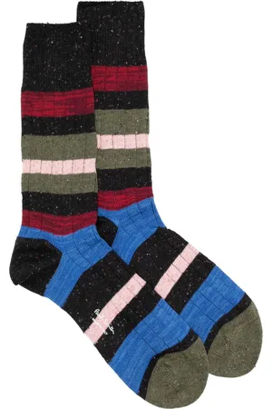 Paul Smith Calcetines de media pierna con detalle de rayas