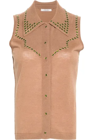 Dorothee Schumacher Top de tejido con apliques