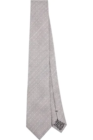 Paul Smith Corbata de seda con estampado de lunares