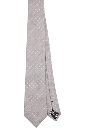 Paul Smith Corbata de seda con estampado de lunares