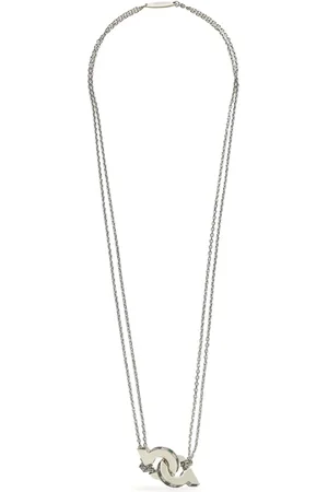 Salvatore Ferragamo Collar con dije Double Gancini