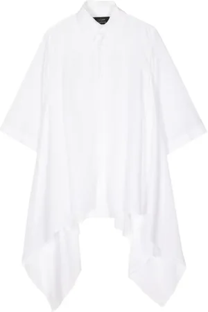 YOHJI YAMAMOTO Top asimétrico con botones