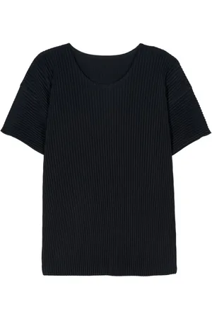 Issey Miyake Playera plisada manga corta