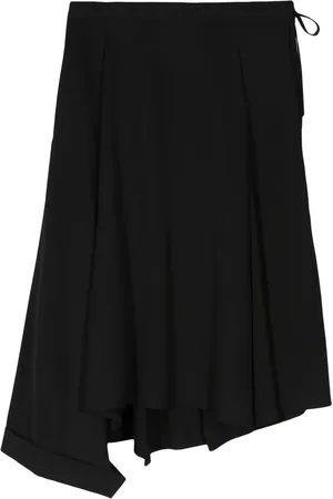 YOHJI YAMAMOTO Falda midi con diseño asimétrico