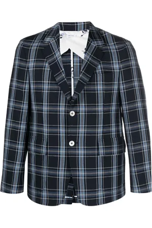 Thom Browne Blazer con motivo de cuadros