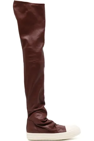 Rick Owens Botas altas con puntera en punta