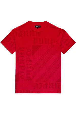 Purple Brand Playera con logo estampado