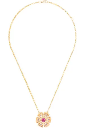 HARWELL GODFREY Collar Petunia en oro amarillo de 18kt con gemas