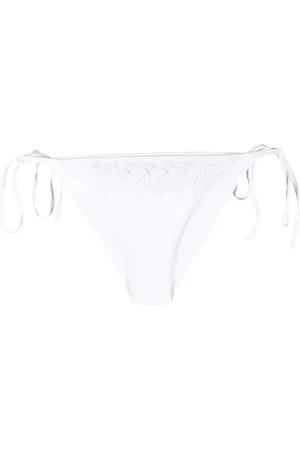 CHARO RUIZ IBIZA Bikini bottom con ribete de crochet