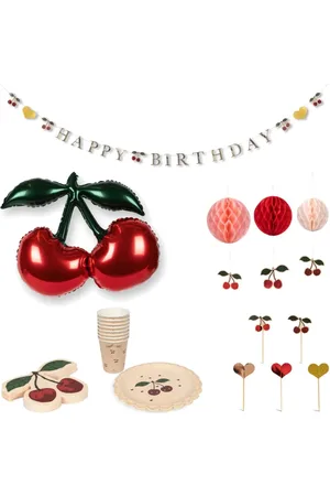 Konges Sløjd Set de cumpleaños Cherry Paper