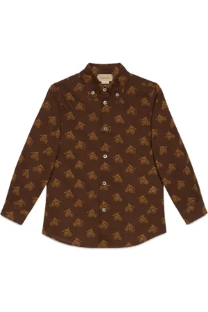 Gucci Camisa con estampado gráfico