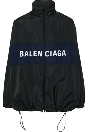 Balenciaga Chamarra ligera con logo estampado