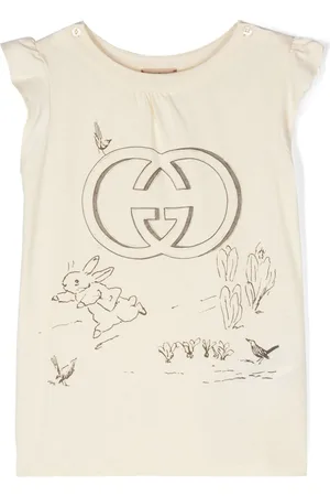 Gucci Playera con logo estampado