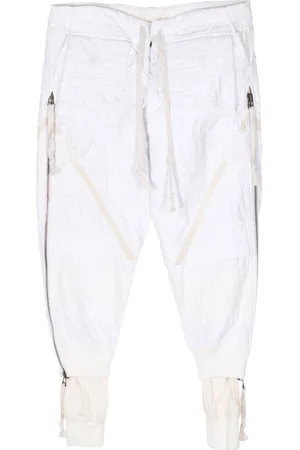 GREG LAUREN Pantalones tapered con cierre