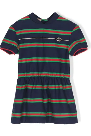 Gucci Vestido con motivo Web