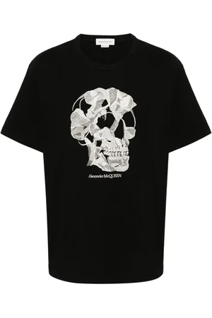 Alexander McQueen Playera con motivo Skull