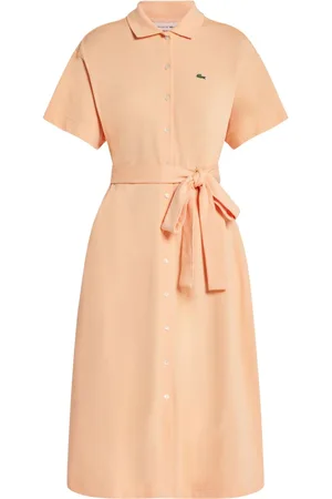 Lacoste Vestido midi con cinturón