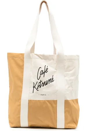 Café Kitsuné Tote con logo estampado