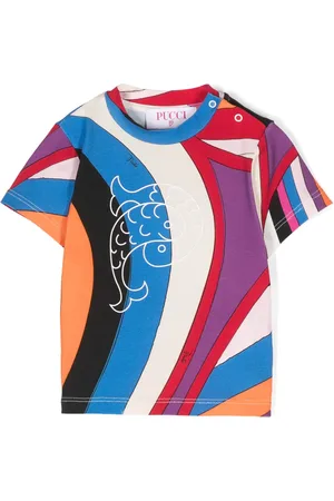 PUCCI Junior Playera con estampado Iride