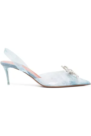 Amina Muaddi Zapatillas Rosie con tacón de 60mm