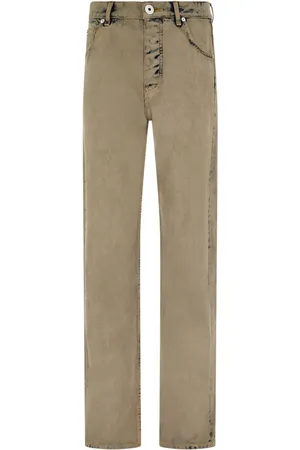Salvatore Ferragamo Pantalones con parche del logo