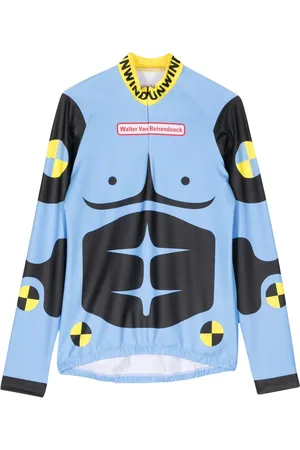 WALTER VAN BEIRENDONCK Top de ciclismo con estampado Dummy