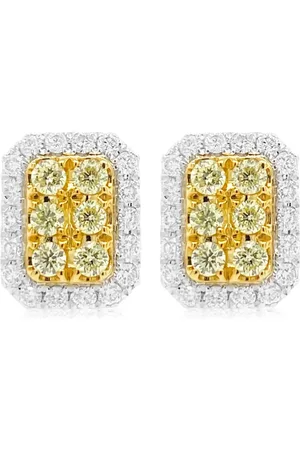 HYT Jewelry Aretes en oro amarillo con diamante