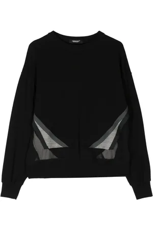 UNDERCOVER Sudadera con paneles en contraste