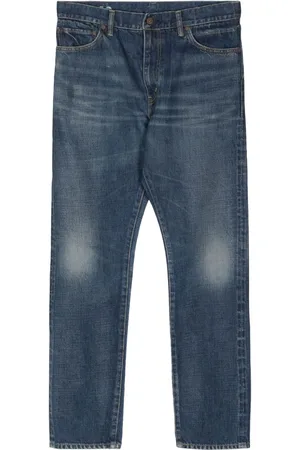 VISVIM Jeans rectos con tiro medio